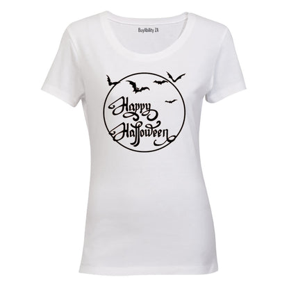 Happy Halloween - Circular Design - Ladies - T-Shirt