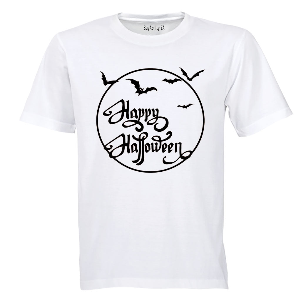 Happy Halloween - Circular Design - Adults - T-Shirt