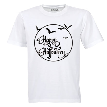 Happy Halloween - Circular Design - Adults - T-Shirt