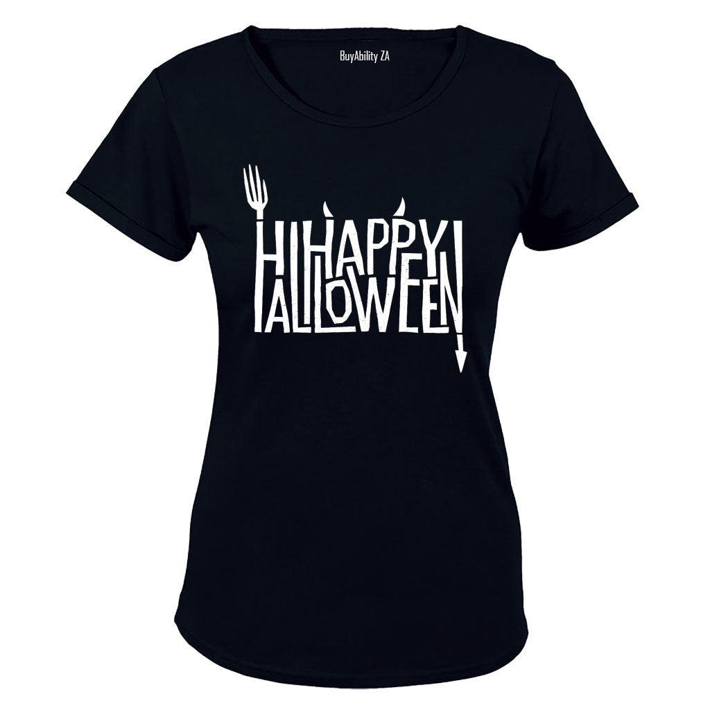 Happy Halloween - Devil - Ladies - T-Shirt