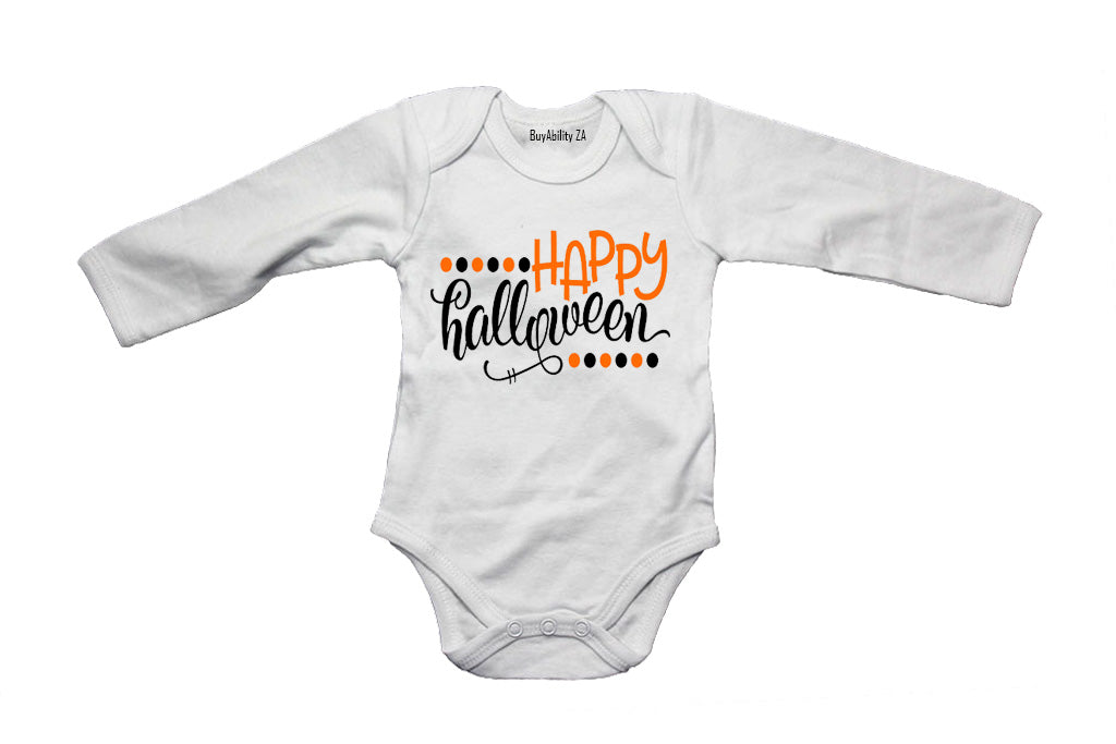 Happy Halloween - Dots - Baby Grow