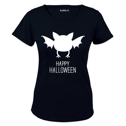 Happy Halloween - Cute Bat - Ladies - T-Shirt