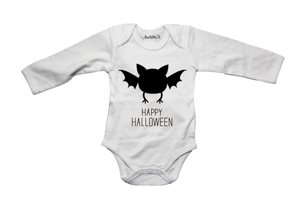 Happy Halloween - Cute Bat - Baby Grow