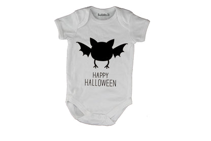 Happy Halloween - Cute Bat - Baby Grow