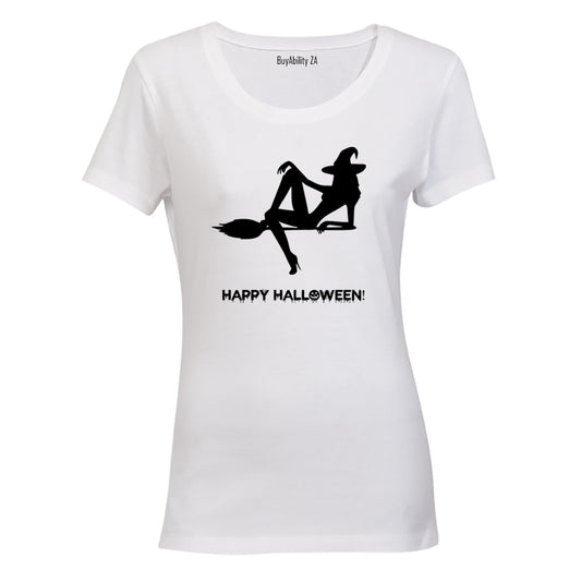Witch, Happy Halloween - Halloween Inspired! - Ladies - T-Shirt