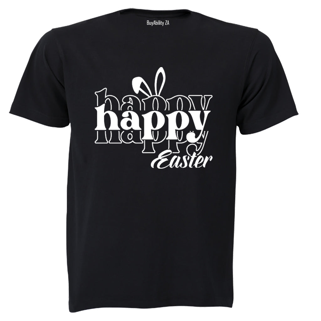 Happy Happy Easter - Adults - T-Shirt