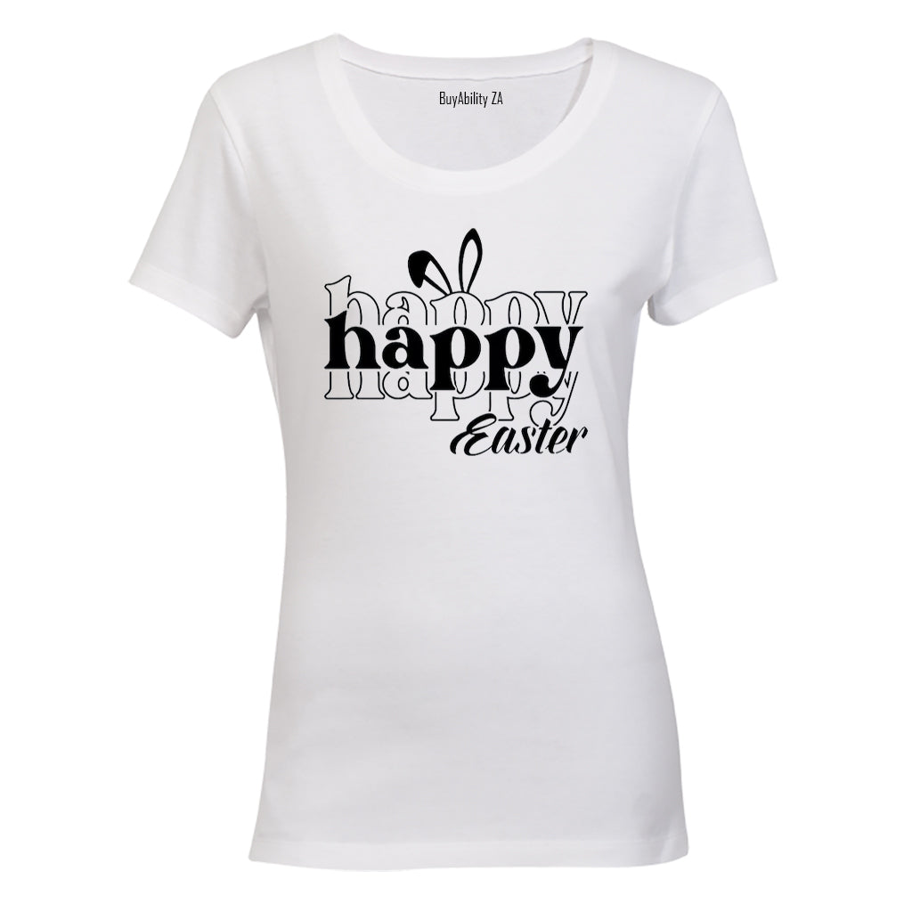 Happy Happy Easter - Ladies - T-Shirt