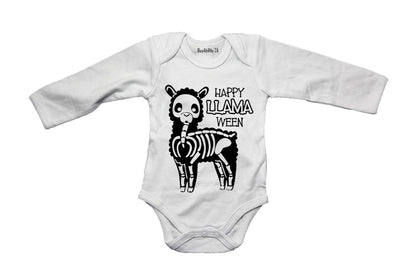 Happy Llama-ween - Halloween - Baby Grow