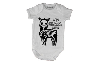 Happy Llama-ween - Halloween - Baby Grow