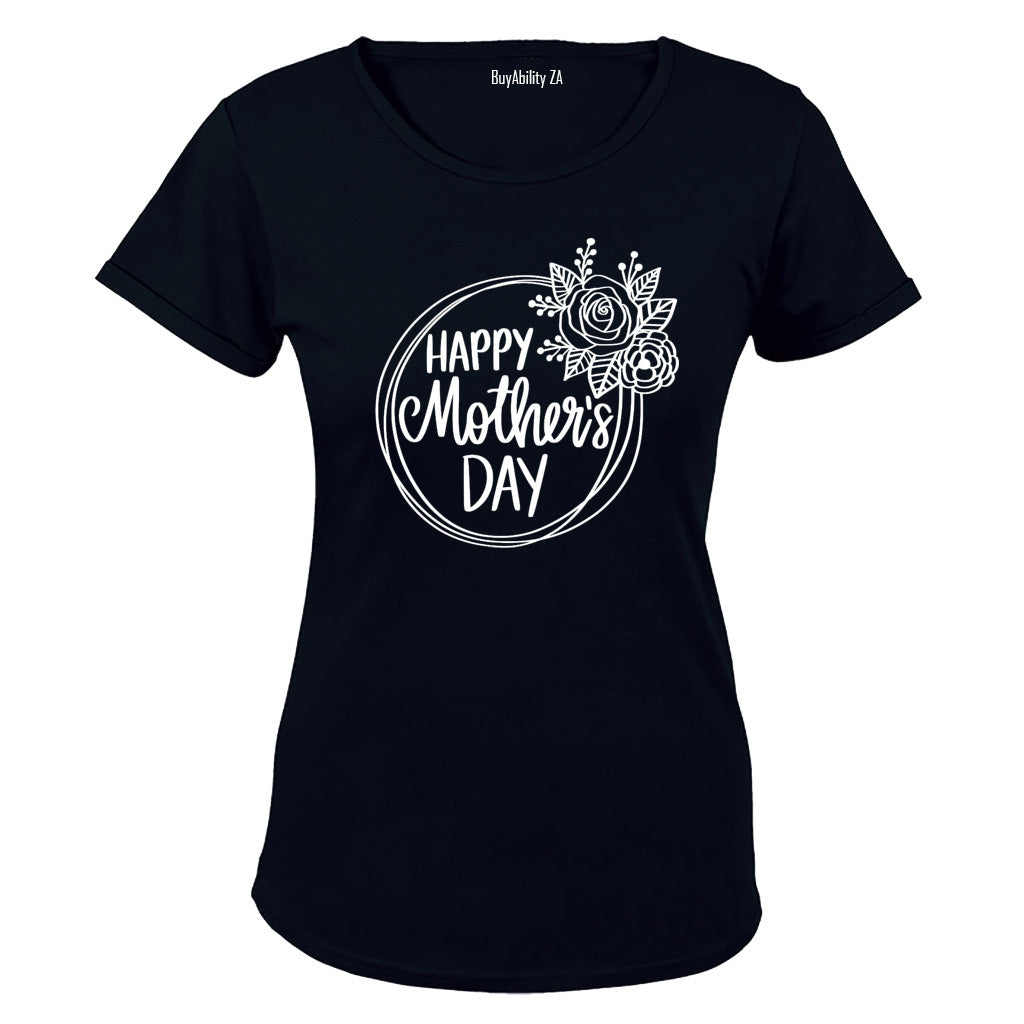 Happy Mother's Day - Circular - Ladies - T-Shirt - BuyAbility