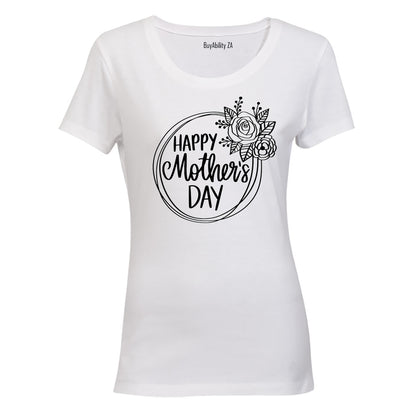 Happy Mother's Day - Circular - Ladies - T-Shirt - BuyAbility