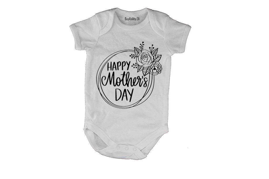 Happy Mother's Day - Circular - Baby Grow