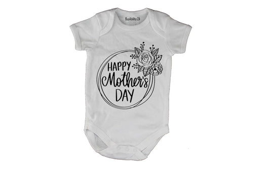 Happy Mother's Day - Circular - Baby Grow