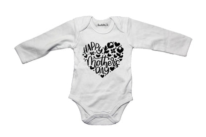Happy Mother's Day - Heart- Baby Grow
