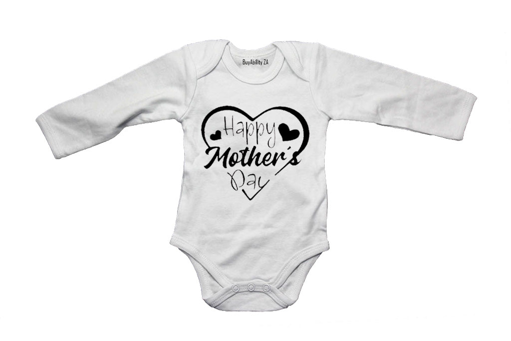 Happy Mothers Day - Hearts - Baby Grow