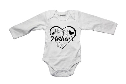 Happy Mothers Day - Hearts - Baby Grow