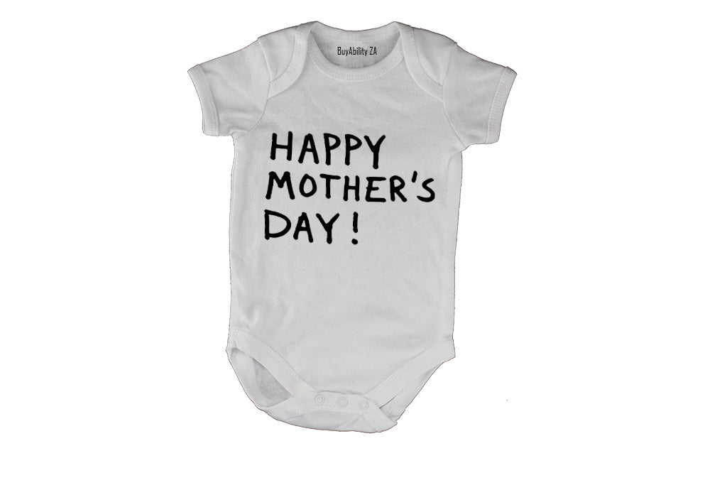 Happy Mother's Day - Marker - Baby Grow