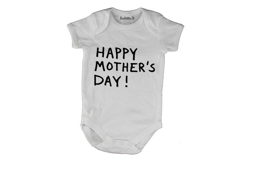 Happy Mother's Day - Marker - Baby Grow