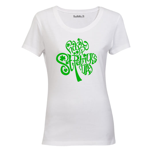 Happy St. Patricks Day - Ladies - T-Shirt - BuyAbility