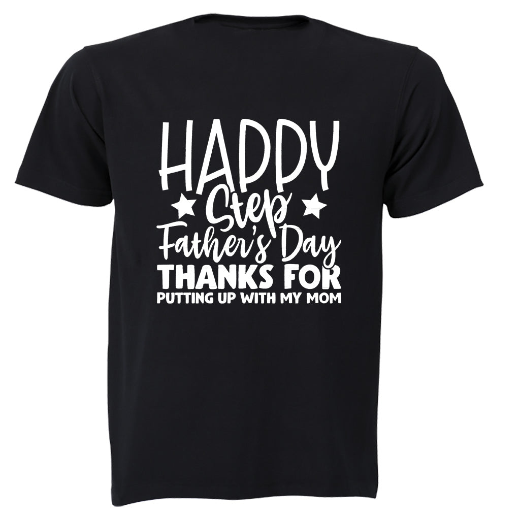Happy Step-Father's Day - Adults - T-Shirt - BuyAbility South Africa
