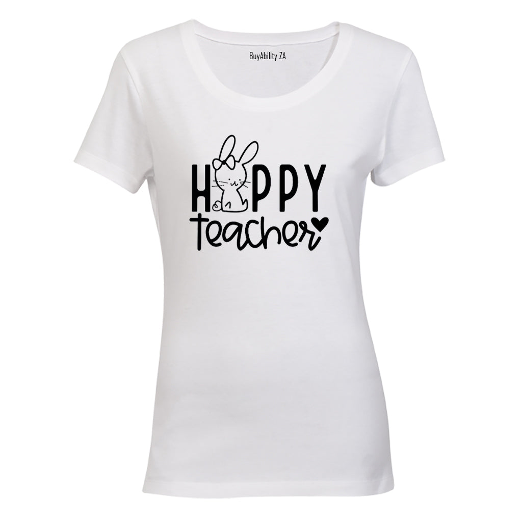 Happy Teacher - Easter - Ladies - T-Shirt