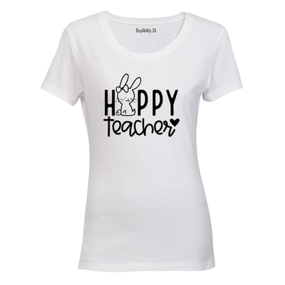 Happy Teacher - Easter - Ladies - T-Shirt