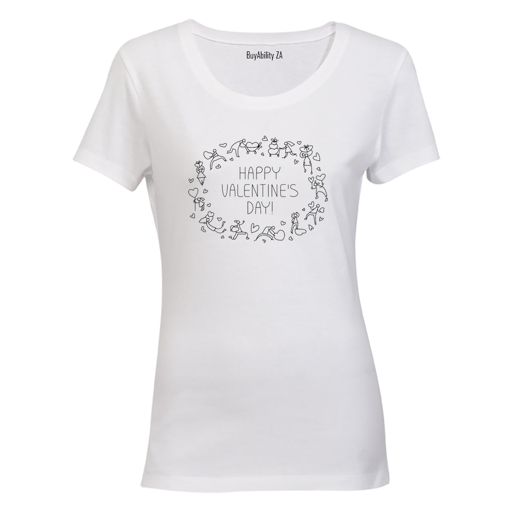 Happy Valentine's Day - Love - Ladies - T-Shirt