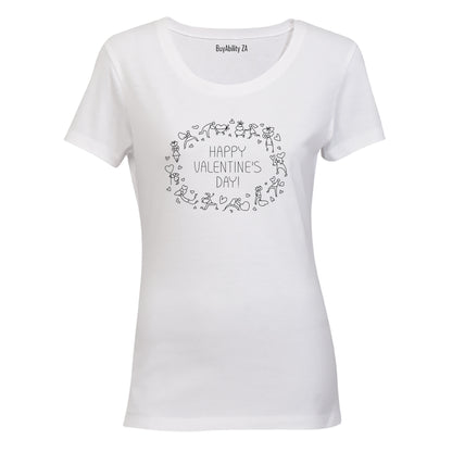 Happy Valentine's Day - Love - Ladies - T-Shirt