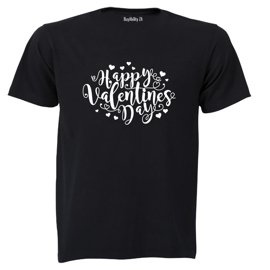 Happy Valentine's Day Hearts - Kids T-Shirt