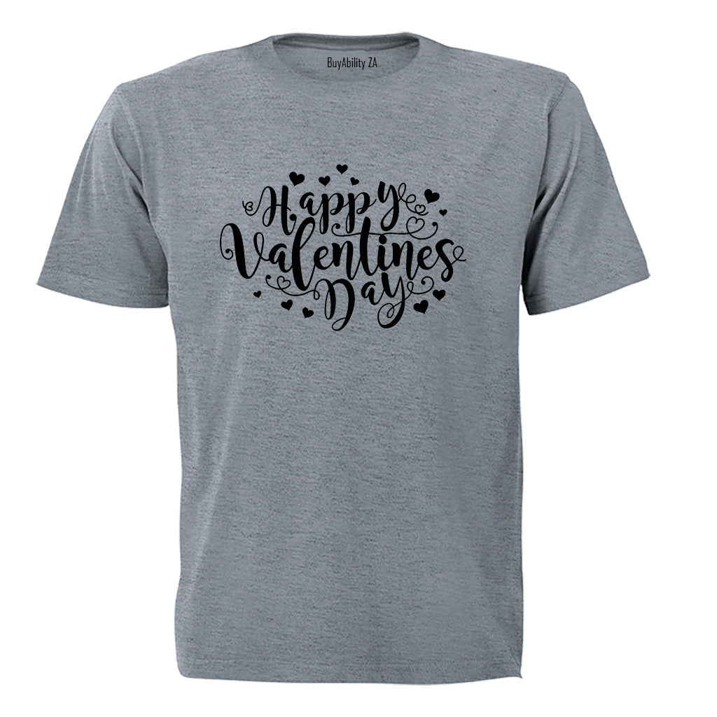 Happy Valentine's Day Hearts - Kids T-Shirt