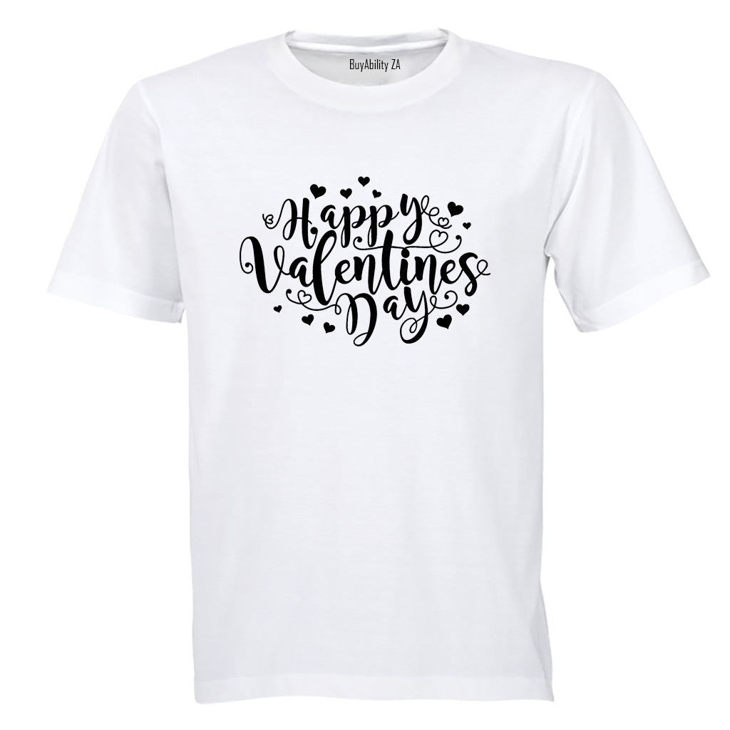 Happy Valentine's Day Hearts - Kids T-Shirt
