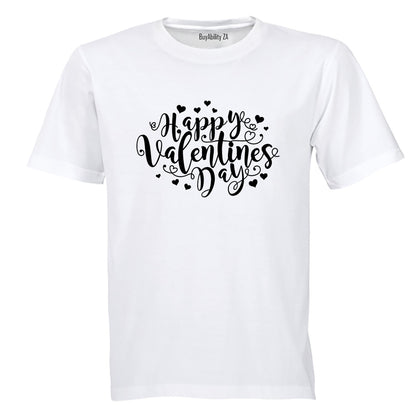 Happy Valentine's Day Hearts - Kids T-Shirt
