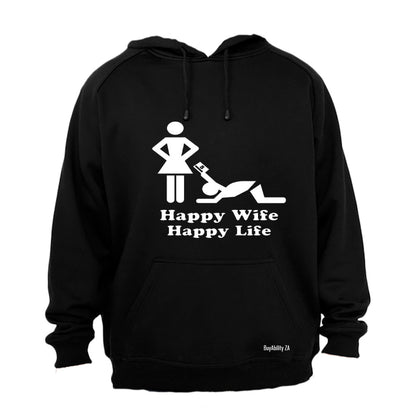 Happy Wife - Happy Life - Hoodie