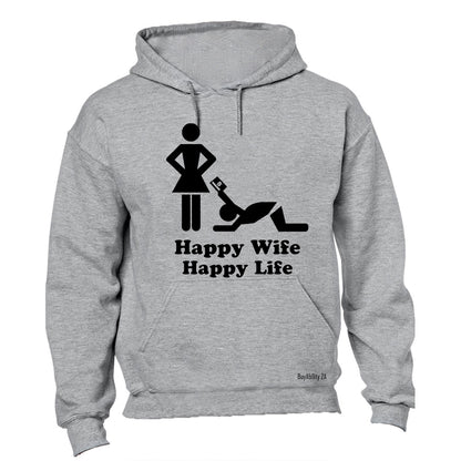 Happy Wife - Happy Life - Hoodie