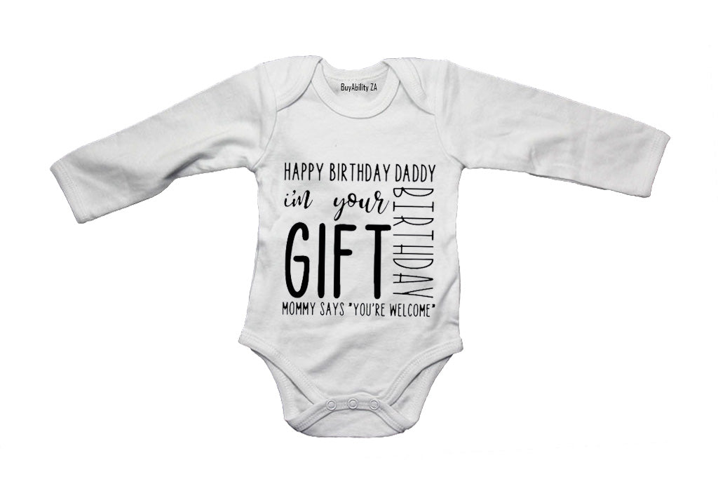 Happy Birthday Daddy - Baby Grow
