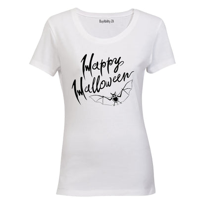 Happy Halloween - Bat - Ladies - T-Shirt