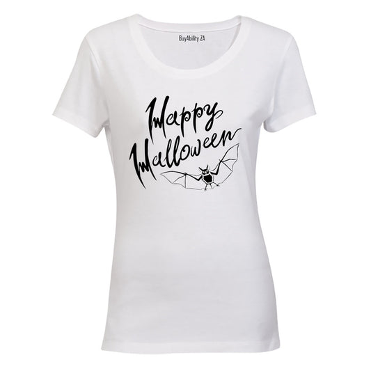 Happy Halloween - Bat - Ladies - T-Shirt