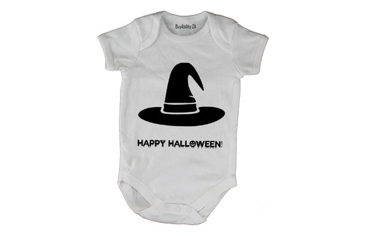 Happy Halloween, Witch Hat! - Baby Grow