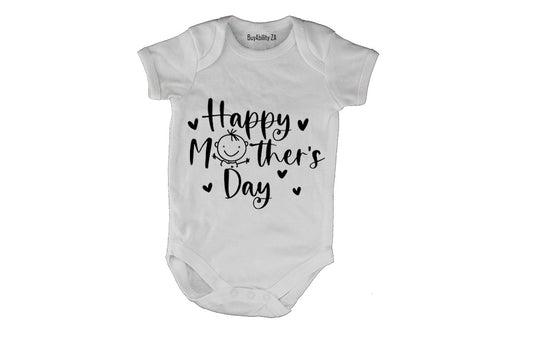 Happy Mothers Day - Hugs - Baby Grow