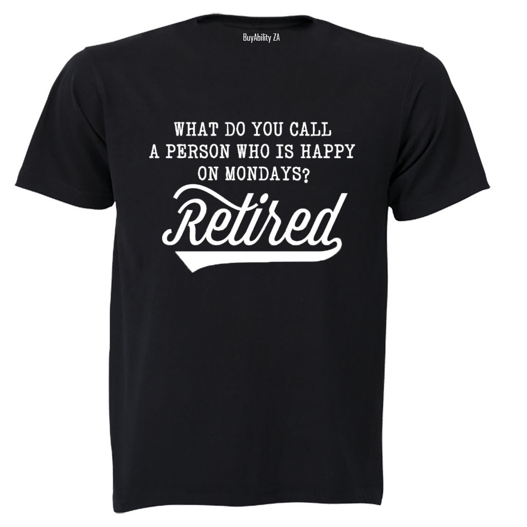 Happy On Mondays - Retired - Adults - T-Shirt