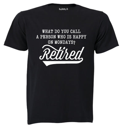 Happy On Mondays - Retired - Adults - T-Shirt