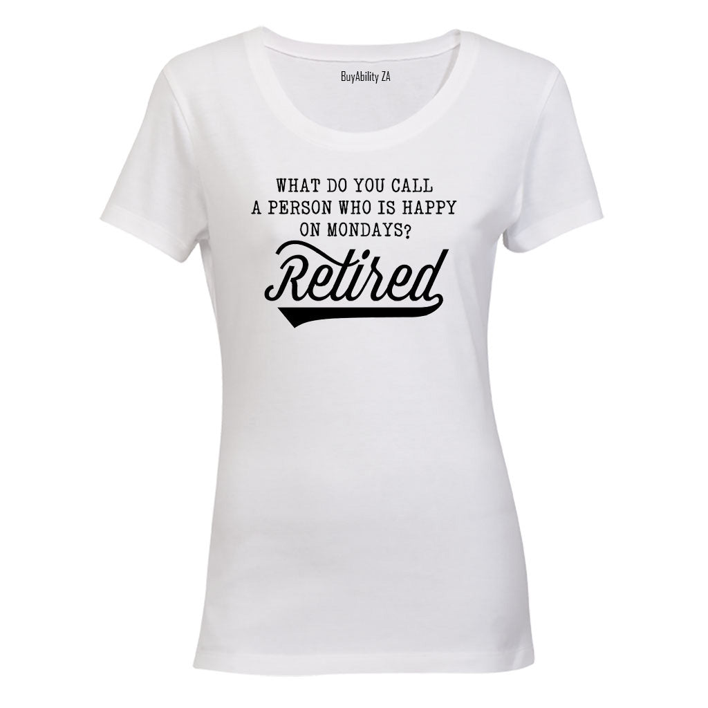 Happy On Mondays - Retired - Ladies - T-Shirt