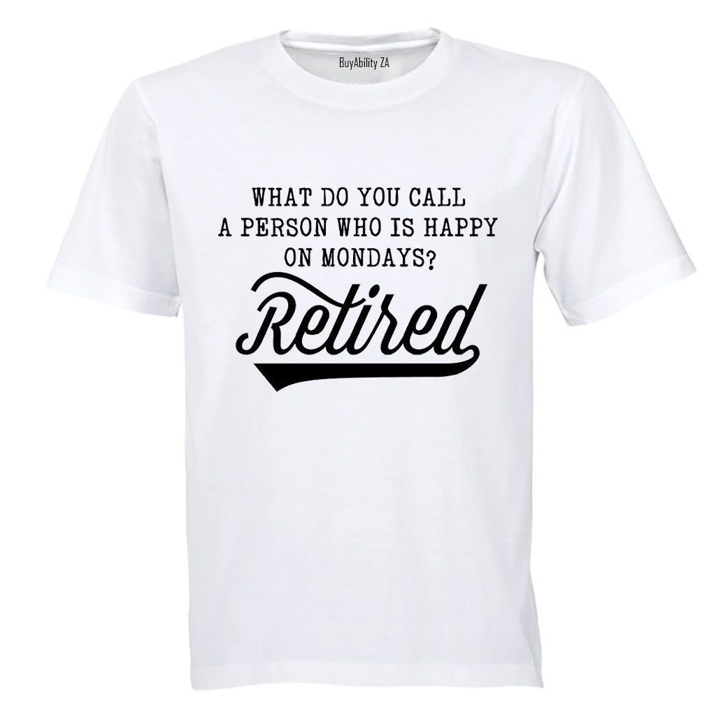 Happy On Mondays - Retired - Adults - T-Shirt