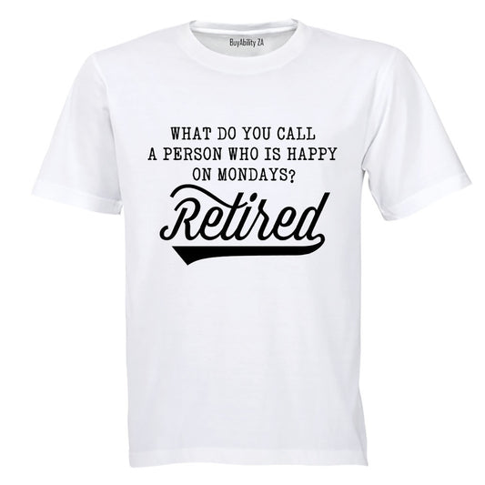 Happy On Mondays - Retired - Adults - T-Shirt