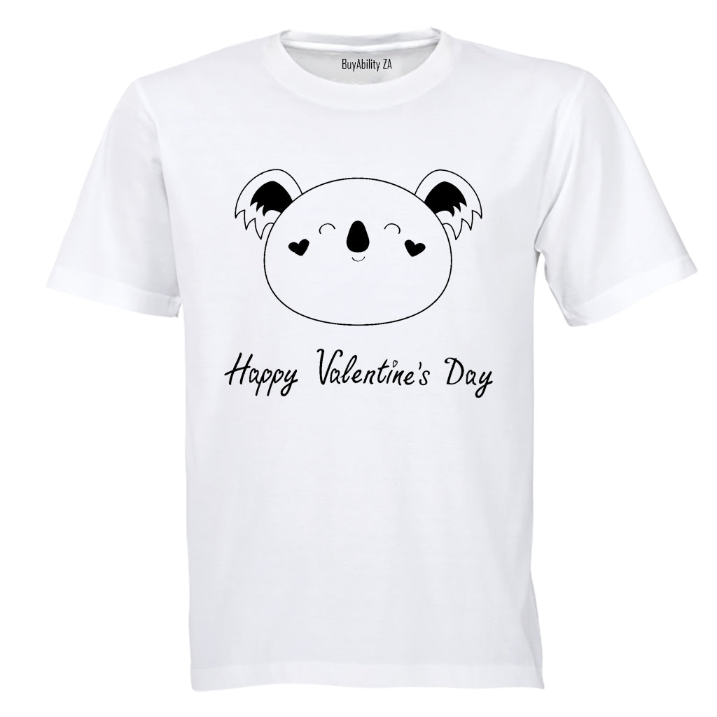 Happy Valentines Day - Koala - Adults - T-Shirt