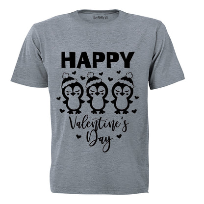 Happy Valentines Day - Penguins - Kids T-Shirt