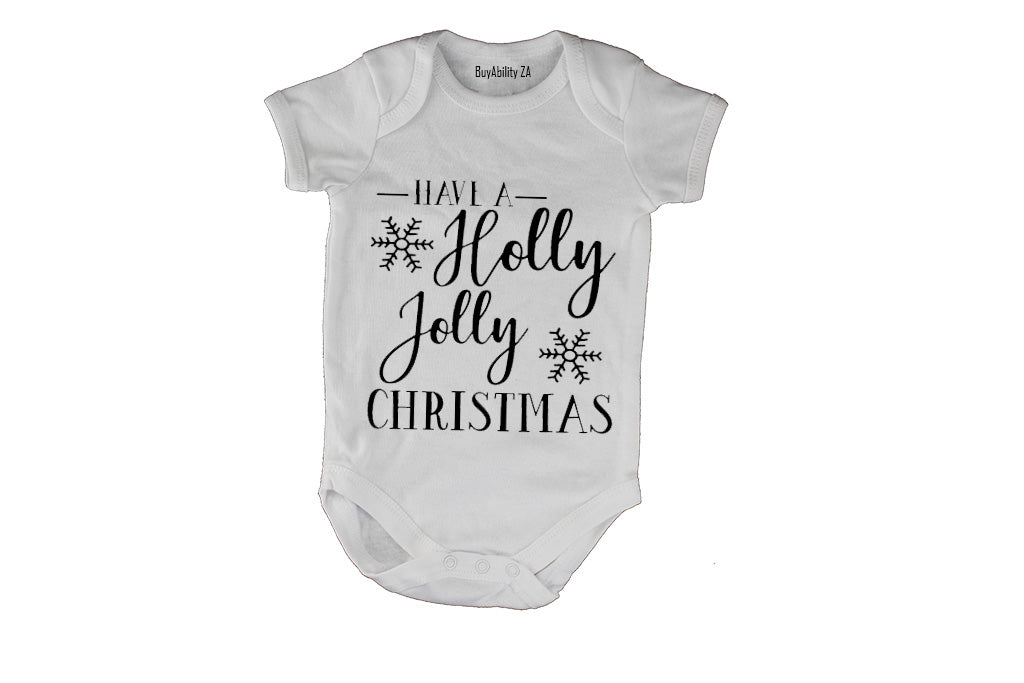 Have a Holly Jolly Christmas - Baby Grow