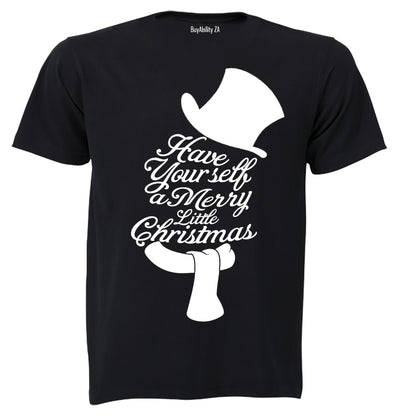 A Merry Little Christmas - Snowman - Kids T-Shirt