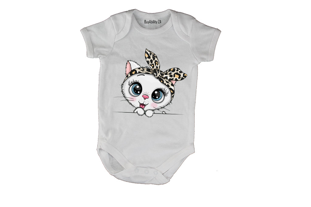 Headband Kitten - Baby Grow