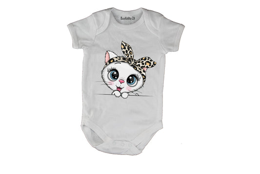 Headband Kitten - Baby Grow